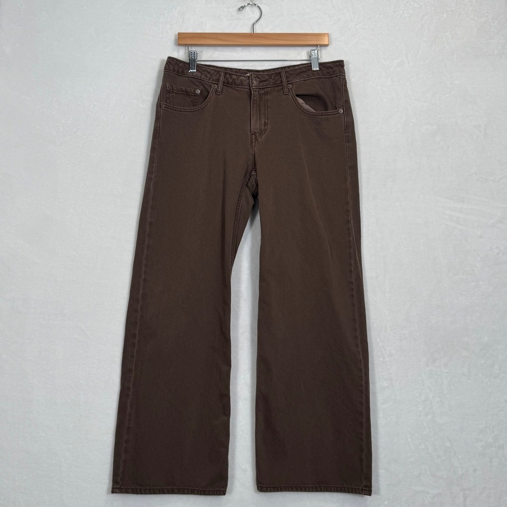 Levi's Brown Low Loose Jeans Wide Leg Size 30x30